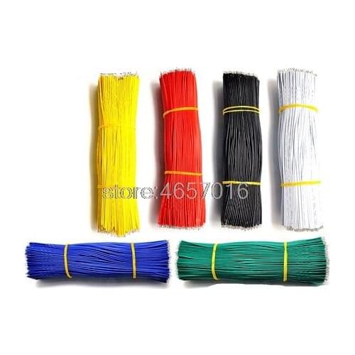 100PCS Breadboard PCB Solder Cable Tin-Plated 24AWG 10cm Fly Jumper Wire Cable Tin Conductor Wires 1007-24AWG Connector Wire