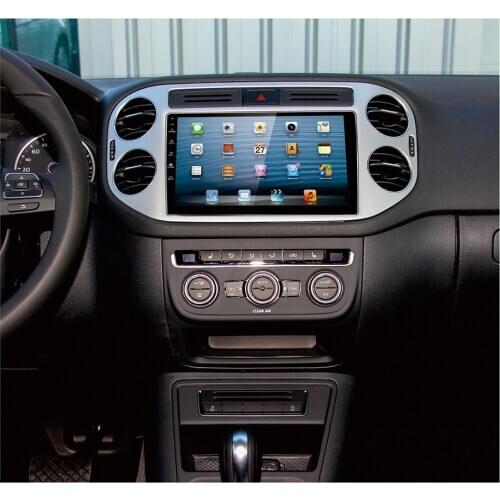 9 Inch Car Fascia For VW Tiguan 2010-2015 Fascias Audio Fitting Adaptor Panel Frame Car DVD Frame Dashboard