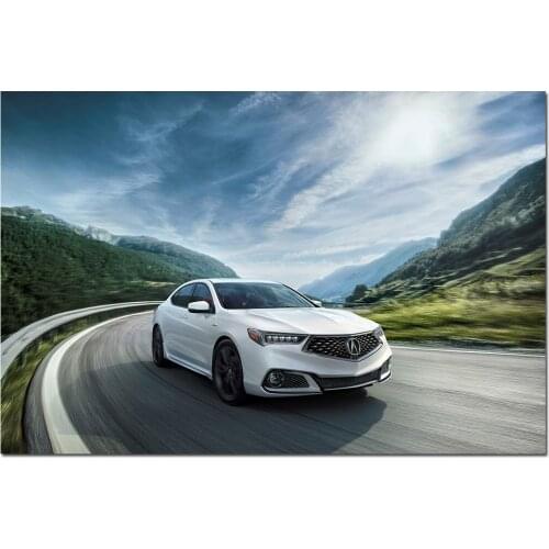 Acura TLX A-Spec Cars Photo Wall Art Posters HD Picture Print Modern Canvas Paintings Wall Picture for Living Room Decor