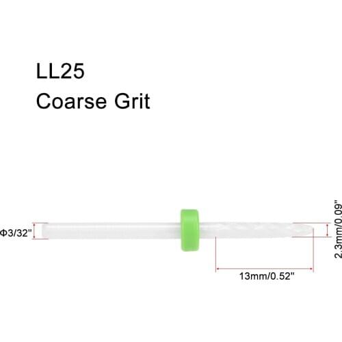 Uxcell Nail Drill Bits 3/32 Inch Electric Nails File Bit for Manicure Pedicure LL25