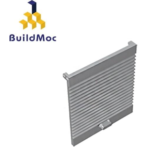 BuildMOC 6155 Door 1 x 4 x 4 Lift For Building Blocks Parts DIY electric Educational Classic Brand gift Toys