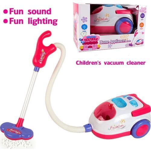 Childrens vacuum cleaner toys Simulation of small household appliances toys Baby teaching aids Educational toys