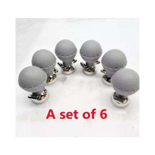 Electrocardiograph Lead Wire Accessories Gray Double Suction Ball 3.0 / 4.0 Universal Chest Electrode Limb Clip