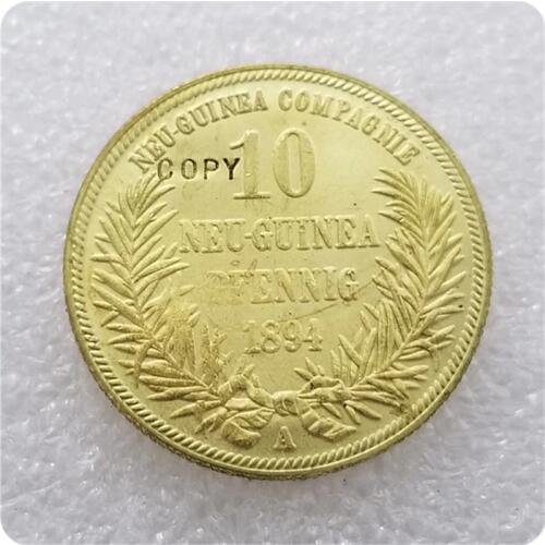 COPY REPLICA 1894 A Germany New Guinea 10 Pfennig Copy Free shipping