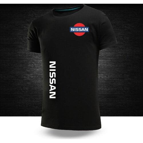 Unisex NISSAN Summer Brand New Cotton Mens T-shirt Short-sleeve Man Short Sleeve Men T-shirts For Male Custom Tops