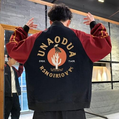 2021 New Youth Student Casual Jacket Spring and Autumn Jacket Mens Korean Version The Trend of Mens Autumn Baseball Uniforms