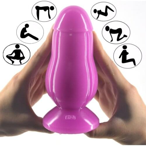 New Round Head Big Anal Dildo Suction Cup Ass Massage Vagina Masturbate Stimulate Butt Plug Sex Toys For Woman Man Adult Sexshop