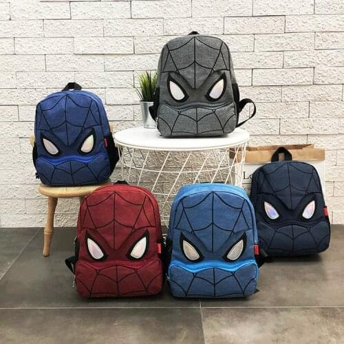 New Kindergarten Student Backpack, Spiderman Image Large Capacity Childrens Travel Backpack Multi-functional Spiderman Backpack