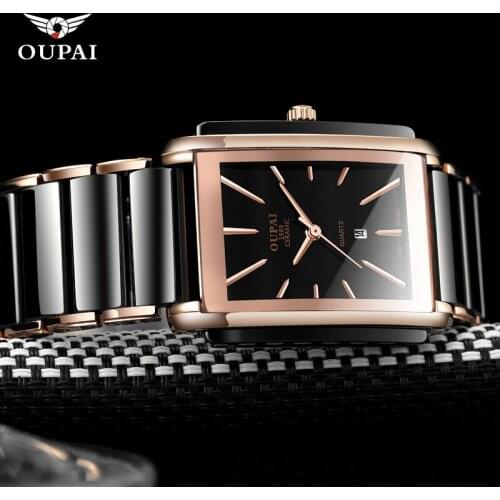 OUPAI Mens Stainless Steel Watch