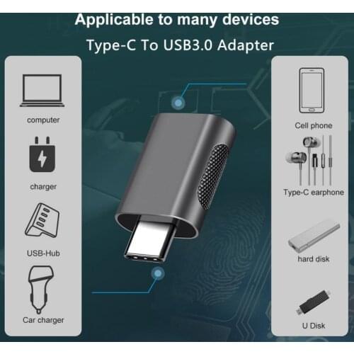 Type-C To USB3.0 Female Adapter USB2.0 To USB-C Mobile Phone Adapter For Computers/Chargers/Hard Drives/Type-c Headset/U Disks