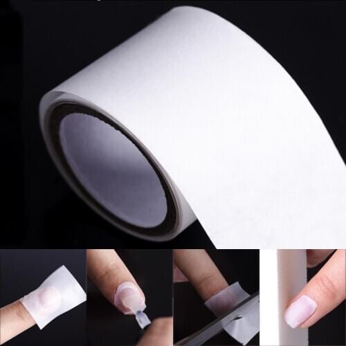 1 Roll Repair Nail Fiberglass Silk Wrap Self Adhesive UV Gel Building Fiber French Manicure Tools DIY Nail Forms Extension Tips