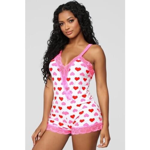 Sexy Women Underwear Bodysuit Sleeveless Lace Cross Deep V Neck Bodycon Stretch Leotard Short Romper Pajamas Overalls