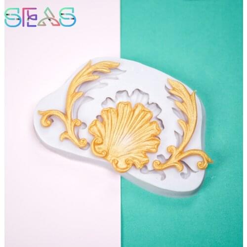 Silicone Molds For Framed leaves Cake Decorating Mold Party Cake Decoration Mold Creativity Colorful Soft Dessert Making Tool Ba