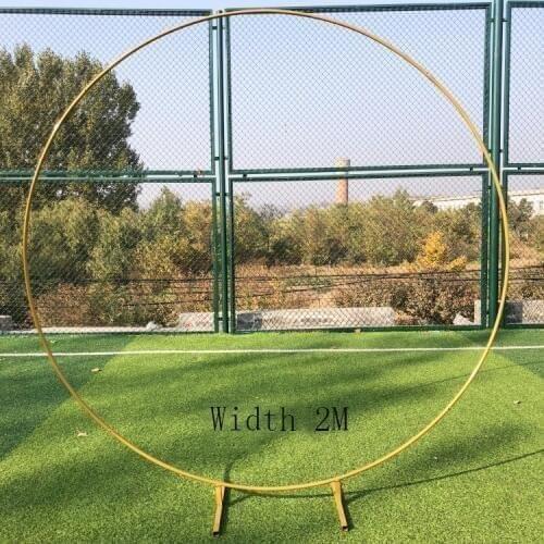 Wedding decoration Background round ring Arch Wrought Iron flower stand Party decoration Props Backdrop Shelf wedding supplies