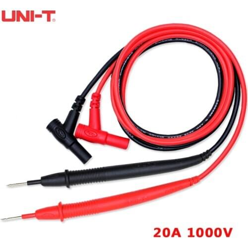 UNI-T Multimeter Test Lead Banana Plug, Digital Multimeter Probe Electrical Test Probe 20A 1000V