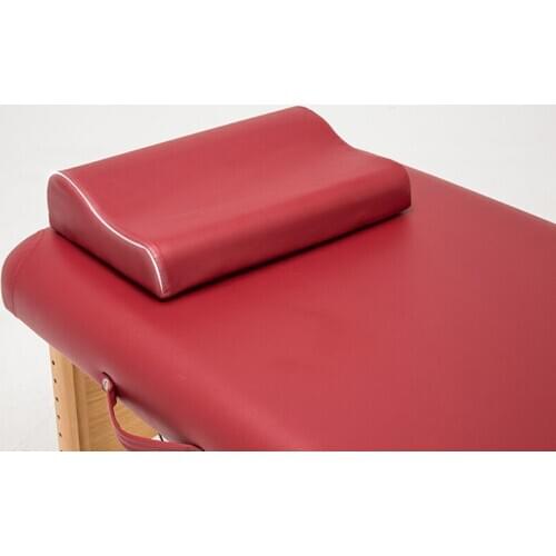 Wave S-Shaped Sponge Red Purple White Black Brown Beige PU Leather Neck Protect Massage Pillow for Tattoo Home Beauty Salon SPA