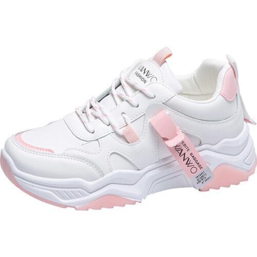 High Quality Trainers Womens Platform Sneakers Women Shoes Breathable Casual Women Running Lace Up Chunky Sneakers Plus Size