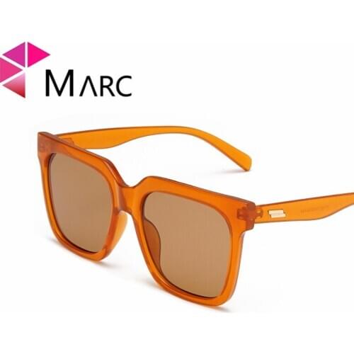 MARC 2020 Oversized Sunglasses Women Design Square Ladies Luxury Brand Vintage Big Frame Sun Glasses Female Trendy Eyewear