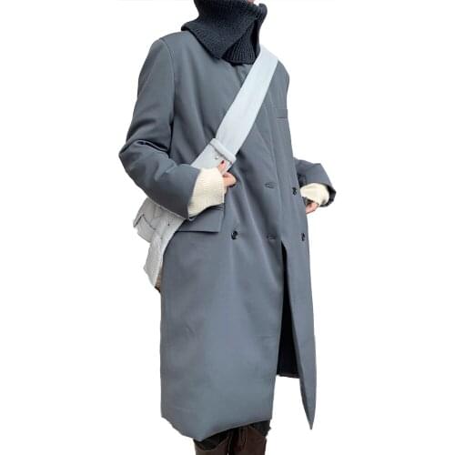 Suit Collar Down Coats Women Winter Warm Jackets Long Desin 2021 Lose Style Winter Female Outwear Coats Jackets for Women