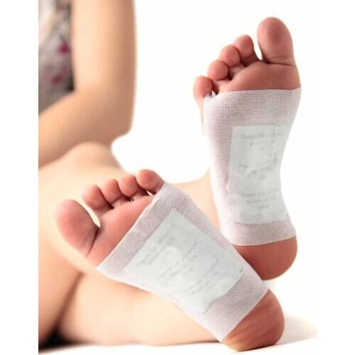 10pcs/box Detox Foot Pads Patches with Retail Box and Adhesive Detox Foot Pads(10pcs Pads and Adhesive) foot Cleansing massager