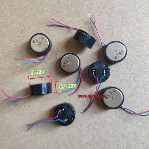 10cs/lot, Japan brand new 11*6mm 3V~6V micro DC motor 1160 flat vibrating motor