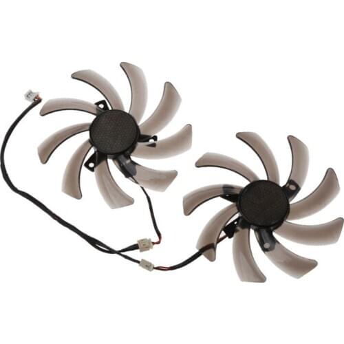 2Pcs 95MM T129215SM 3Pin Cooler Fan For Gigabyte 7850 Radon R9 270 GTX 670 650 660Ti 550 Graphics Card Cooling Fan