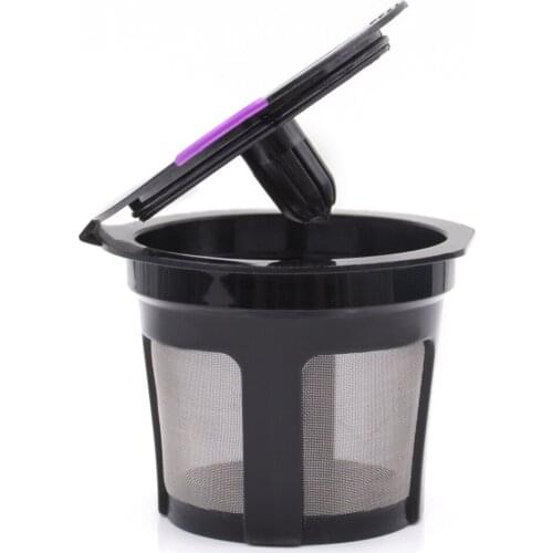 4pcs Refillable Keurig Coffee Capsule Reusable K-cup Filter for Keurig 2.0 and 1.0, Mini Plus Series Keurig Machine K-Carafe New