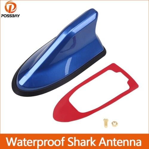 Car Waterproof Shark Fin Roof Antennas for Mazda 3/Megane 2/Nissan Qashqai J10/Bmw E87/Opel Astra J/Toyota Auris/Mini Cooper/KIA