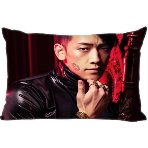 Custom Kpop Rain Rectangle Pillowcase zipper dakimakura Classic Pillow Case size 35*45cm DIY Gift