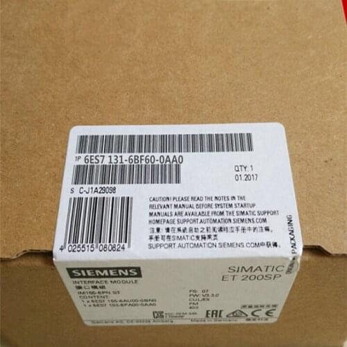 Siemens ET200SP digital input module 6ES7 131-6BF60-0AA0