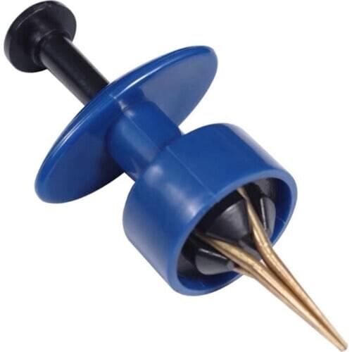 Earthworm Bloodworm Clip Portable Durable Copper Lure Fishing Baits Clip Tool Q84C