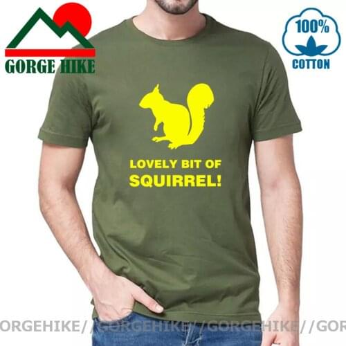 GorgeHike Lovely Bit Of Squirrel Unisex T-Shirt Friday Night Dinner Christmas Birthdays T shirt Cute Animal Print Tee shirt boys