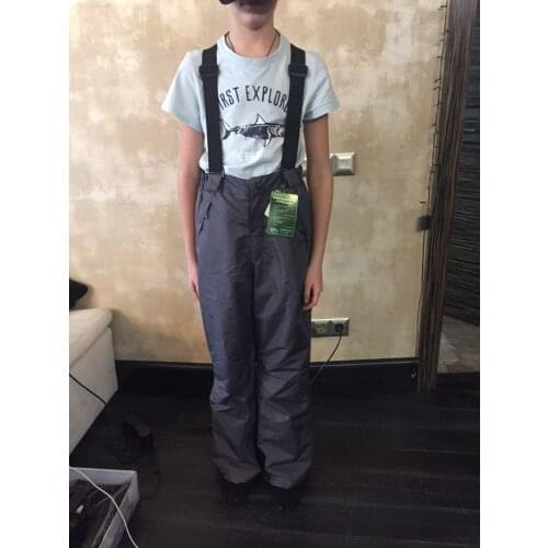 Winter Pants Kids Teenage Girl Boy Ski Overalls Trousers 10 12 years Waterproof Warm Children Outdoor Sport Clothes