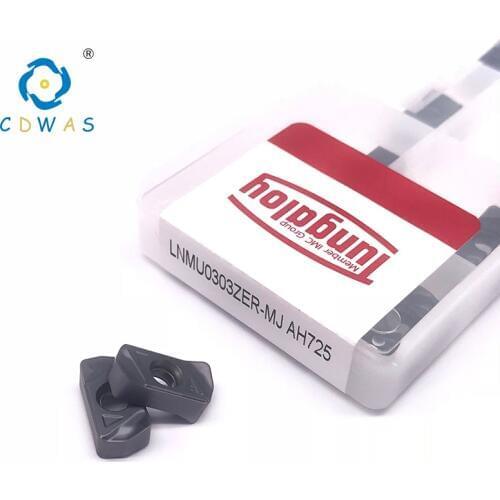 Blade 100% Original LNMU0303ZER MJ AH725 Milling Carbide Inserts High Quality CNC Turning Tool Lathe Cutting Tools