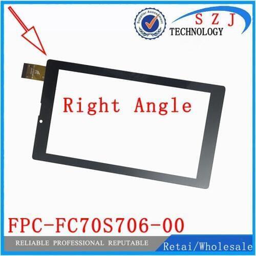 New 7 inch Rectangular touch screen panel digitizer Tablet FPC-FC70S706-00 FPC-FC70S706-01 Sensor Glass Free Ship 10pcs/lot