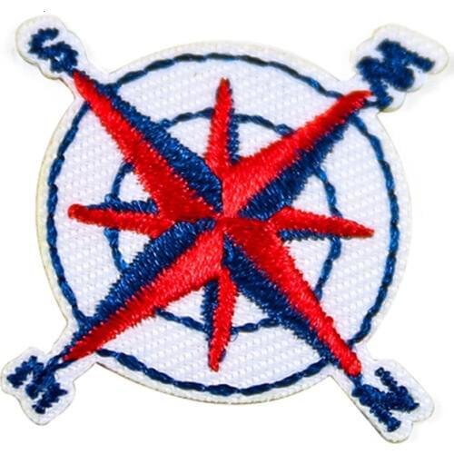 Iron on Patches for Clothing T shirt Women Cartoon Red Anchor Embroidery Patch T-shirt Womens Fashion Tops Shirt Clothes Decor