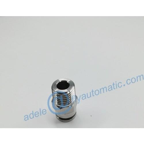 PC6-1/4 NPT Pneumatic Fitting PC 1/4'' thread 6MM tube Fast Push In Joint stainless steel straight Push In connector