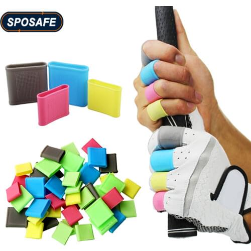 Sports Non-Slip Silicone Golf Finger Sleeves Hand Protector Support for Basketball Baseball Tennis Bowling Fishing Gym Men Women