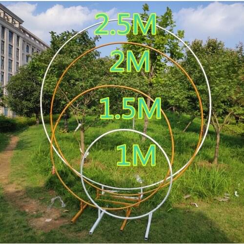 Wedding Arch wedding Background Wrought Iron Shelf Decorative Props Round Party Background Shelf Flower with Frame iron circle