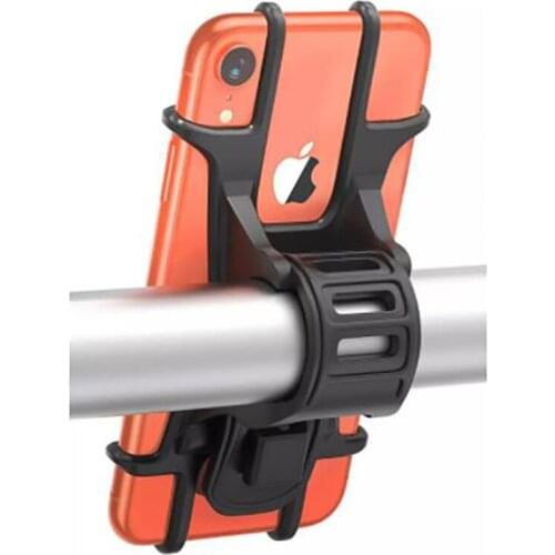 Bicycle phone holder universal adjustable silicone bicycle phone holder for bicycle GPS/Map/Time/Music for iPhone XS/XR/8/8
