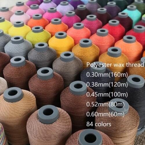 Wax Thread Polyester 0.30 0.38 0.45 0.52 0.60 Handmade Leather Knitting Special Lace Line Environmental Protection High Quality