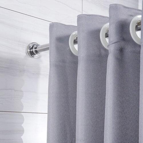 Extendable Spring Tension Rod Clothes Drying Po le Stainless Steel Shower Curtain Rod Retractable Bathroom Jy1 21 Dropship