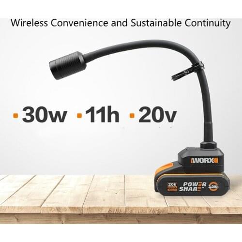 WX028 Lithium Household Electricity, Table Lamp, Multifunctional Wireless Portable LED Universal Snake Lamp