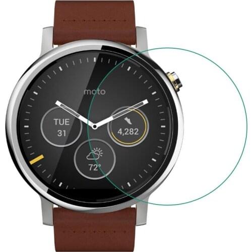 Tempered Glass Protective Film Guard For Motorola Moto 360 42mm 46mm 1 & 2 Generation 2nd Sport Watch Screen Protector Cover