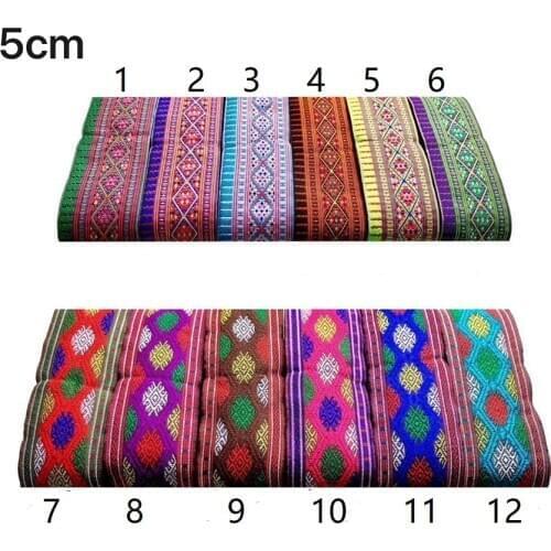 5cm ethnic style folk style nation style jacquard ribbon,jacquard webbing,garment ribbon,shoes ribbon,bag ribbon,QC0826B