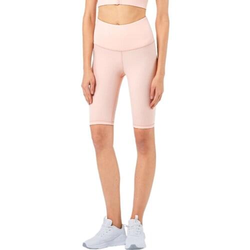 Naked-feel Leggings Women ladies Sports Short Running High Waist Fabric Biker Bermuda lingerie Squat Proof GYM Fitness Joggers