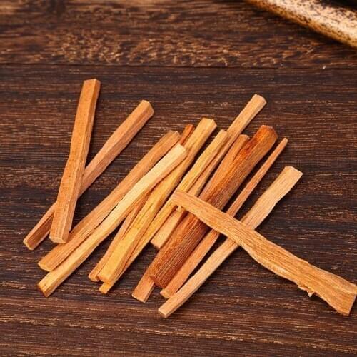 100g Sandalwood Small Wooden Stick Incense Stick Irregular Wood Incense Loaded Buddha Word Sandalwood