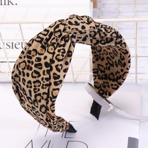 5PCS Hair Accessories Fashion Headband Leopard Print Hair Band High Quality headbands for women New Wholesale Hair Accessories