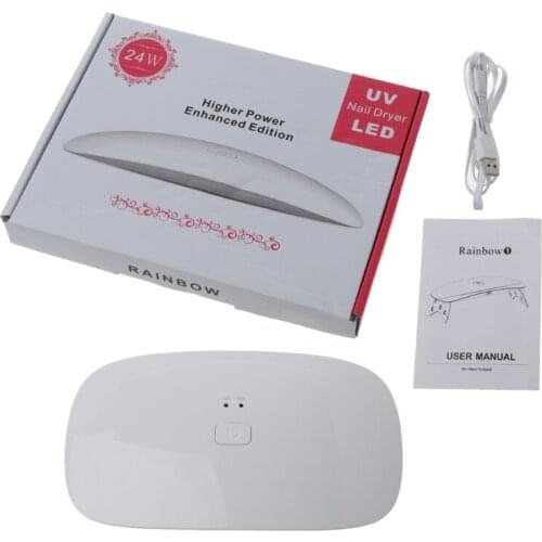 97QE 24W LED UV Resin Curing Lamp 395NW UV GEL Curing Lights UV Resin Nail Art Dryer LED Light USB Charge Jewerly Making Tool