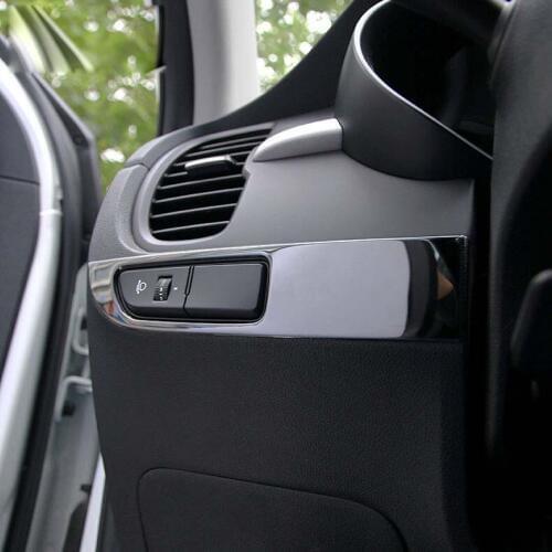 For Kia Rio 4 X-line 2018 2019 Car Interior Accessories Stainless Steel Headlight Switch Buttons Cover Trim Car Styling Stickers